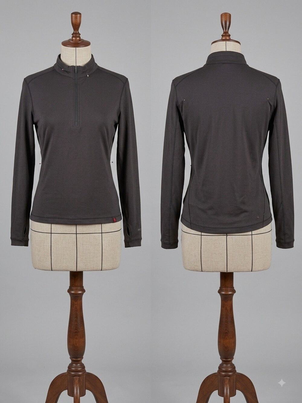 Alpine Design Womens Dri-Logic Shirt Activewear Large Half Zip
